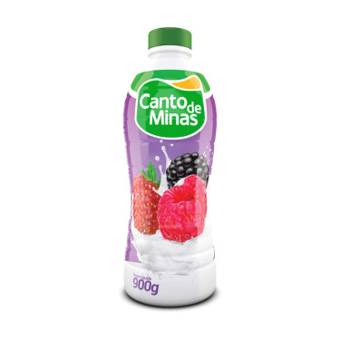 Iogurte Canto de Minas 900G Frutas Vermelhas