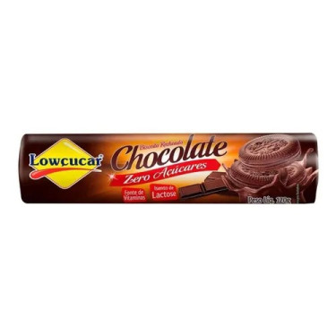Biscoito Lowçucar Wafer 120G Chocolate Zero