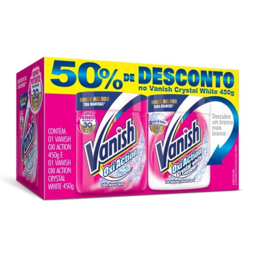 Kit Alvejante Venish 450G + Crystal Wheit 450G