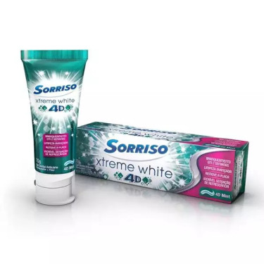 Creme Dental Sorriso 70G Xtreme Whete 4D