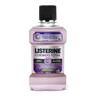 Enxaguante Bucal Listerine Cuidado Total Zero Alcool 250Ml