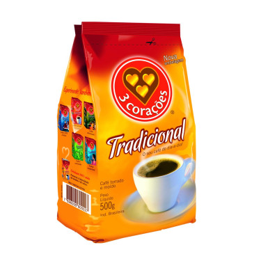 Café 3 Corações 500g Tradicional