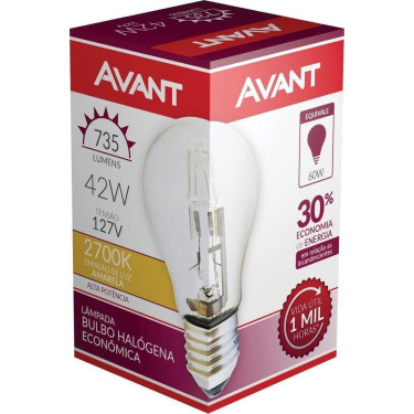 Lampada Avant Halogena 42W 127V