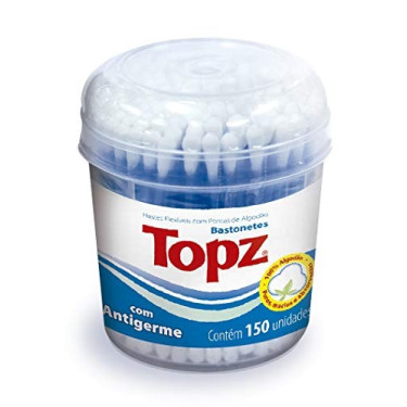 Bastonete Topz Flex Pt 150Unid