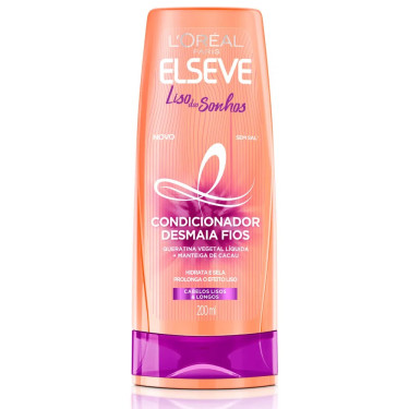 Condicionador Elseve 200Ml Liso dos Sonhos