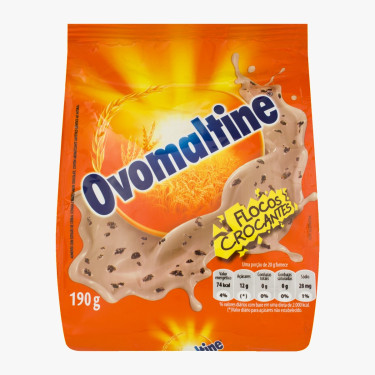 Achocolatado Ovomaltino 190G Flocos Crocantes