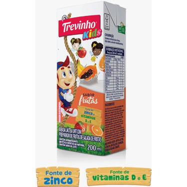 Bebida Lactea Trevinho Uht 200Ml Frutas