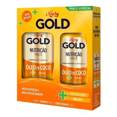 Kit Niely God Shampoo+Condicionador Nutrição Magica com Oleo de Coco
