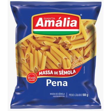 Macarrão Santa Amália 500G Sêmola Pena 