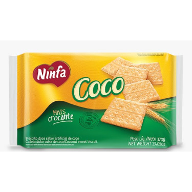 Biscoito Ninfa 370g Coco