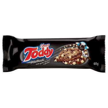 Biscoito Toddy Cookies 60G Malhado