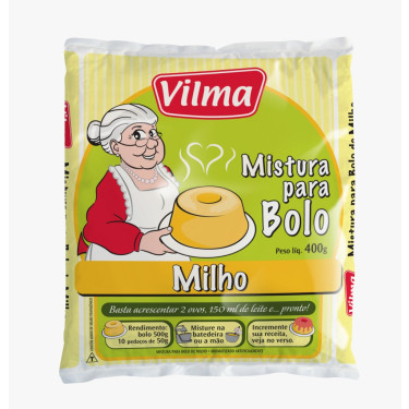 Mistura Bolo Vilma 400G Milho