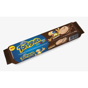 Biscoito Tortuguita 86G Recheado Flow Chocolate
