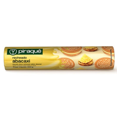 Biscoito Piraque Recheado 160g Abacaxi