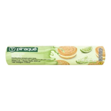 Biscoito Piraque Recheado 160G Limão
