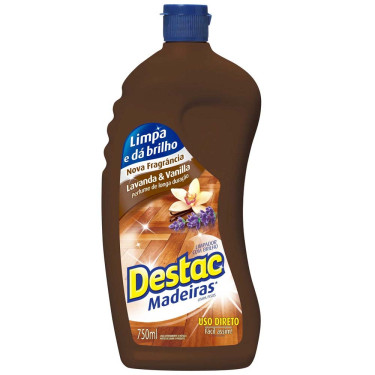 Limpador Destac 750ML Madeira