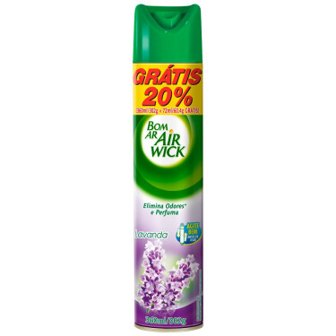 Purificador de ar Bom ar Aero Lavanda Lv432ML Pg 360ML