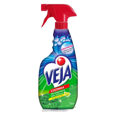 Limpador Veja 500ML Desengordurante Cozinha Limão