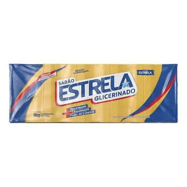 Sabao em Barra Estrela 200G Glicerinado 