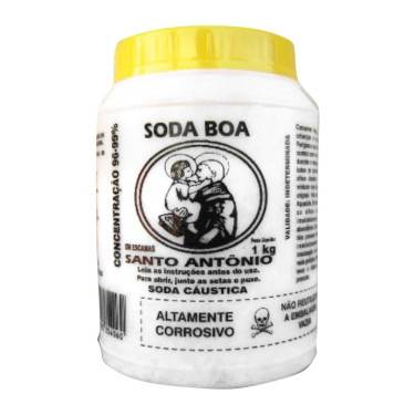 Soda Caustica Santo Antonio 1kg