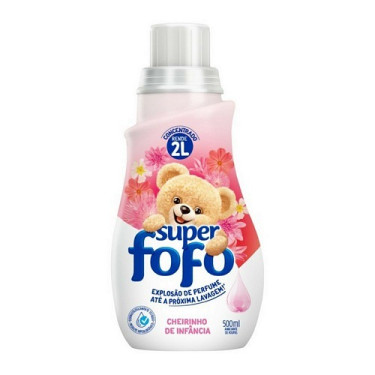 Amaciante Concentrado Fofo 500ML Cheirinho Infância 