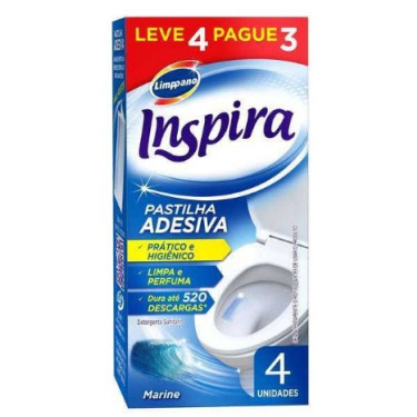 Desinfetante Pastilha Adesiva Inspira Lv4 PG3 Marine