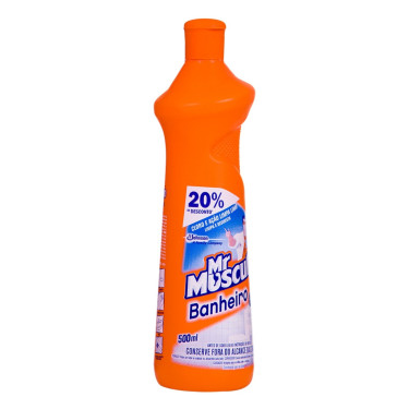 Limpador Mr.Musculo 500ML Banheiro Squeeze Embalagem 20% de Desconto