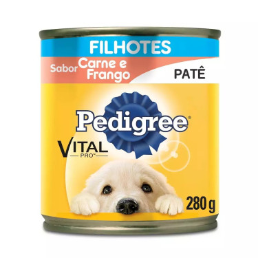 Ração Pate Pedigree 280G Filhote Frango Carne