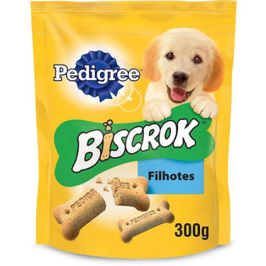 Ração Biscoito Pedigree Filhote 300g Crok