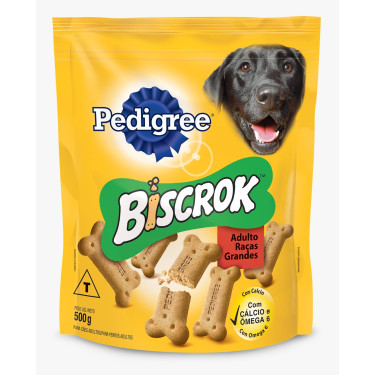 Ração Biscoito Pedigree 500G Crok Maxi