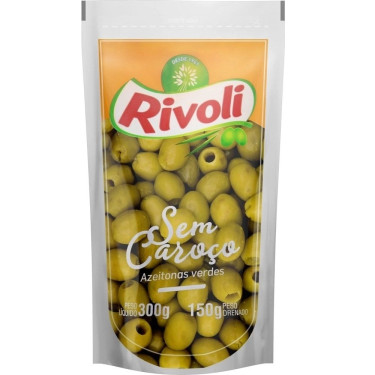 Azeitona Rivoli Sem Caroço Sache 150G