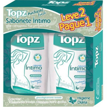 Sabonete Intimo Natural Fresh Lv2 Pag1 Topz 200ML