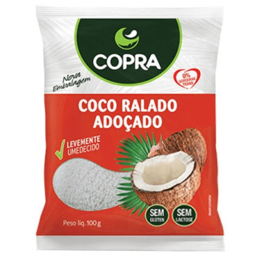Coco Ralado Copra Adoçado 100g