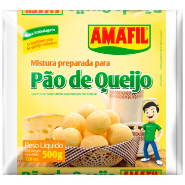 Mistura de Pão de Queijo Amafil 500g