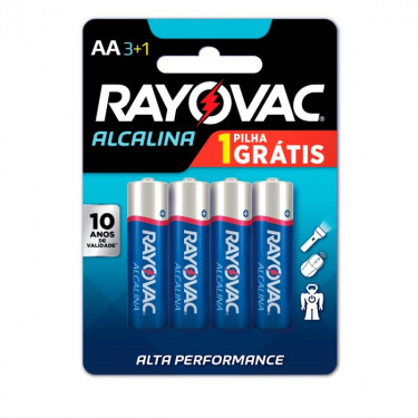 Pilha Alcalina Rayovac Lv4Pg3 AA4