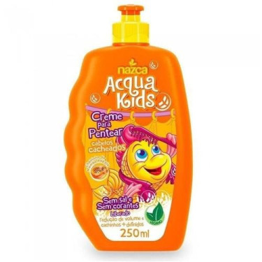 Creme Pentear Acqua Kids Cabelo Cacheado Nazac 250ML