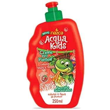 Creme Pentear Acqua Kids Liso Finos Nazac 250ML