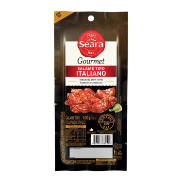 Salame Borba Gourmet Fatiado 100g Seara