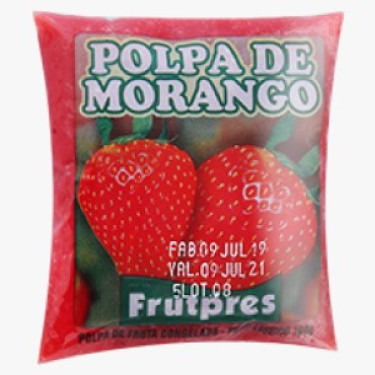 Polpa Fruta Frutres 100G Morango