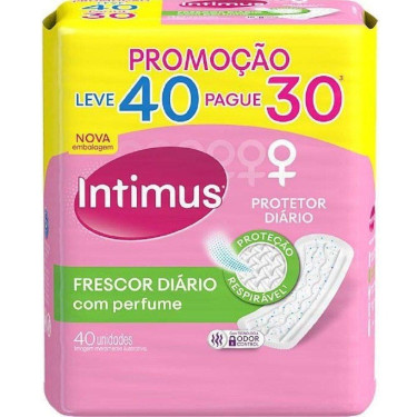Absorvente Intimus Gel  Days Perfumado Lv40pag30