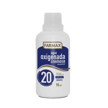 Agua Oxigenada Farmax 90ML Volume 20