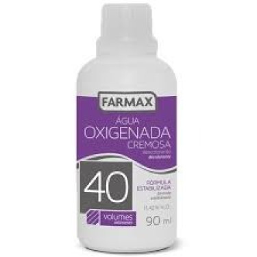 Agua Oxigenada Farmax 90ML Volume 40