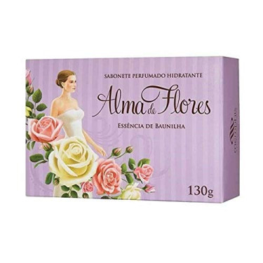 Sabonete Alma Flores 130g Finíssima essência Herbal