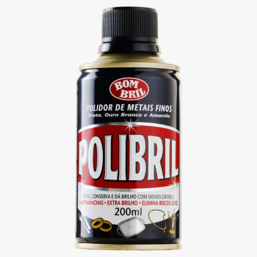 Limpador Metais Brancos Polibril 200ML