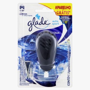 Purificador de Ar auto Sport Refil Acqua Gts Ap Glade 7ML