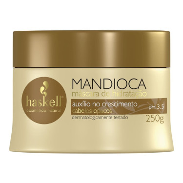 Mascara Capilar Haskell 250ML Mandioca