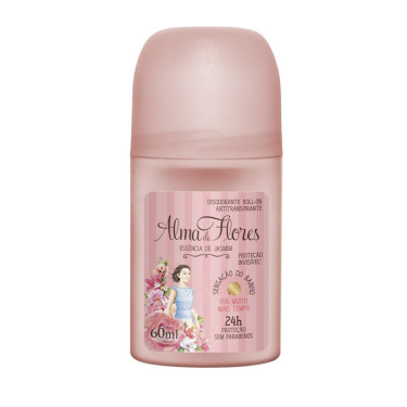 Desodorante Roll on Alma flores 50ML Jasmim