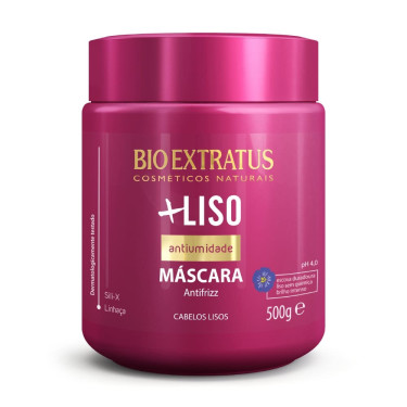Mascara Capilar Bio Extratus 500G Mais Liso