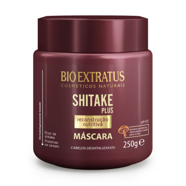 Mascara Capilar Bio Extratus 250G Shitake Plus