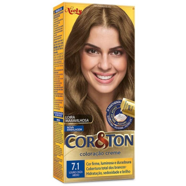  Tintura Coreton Louro Cinza Medio 7.1
